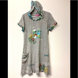 Hawaii made hooded dress.